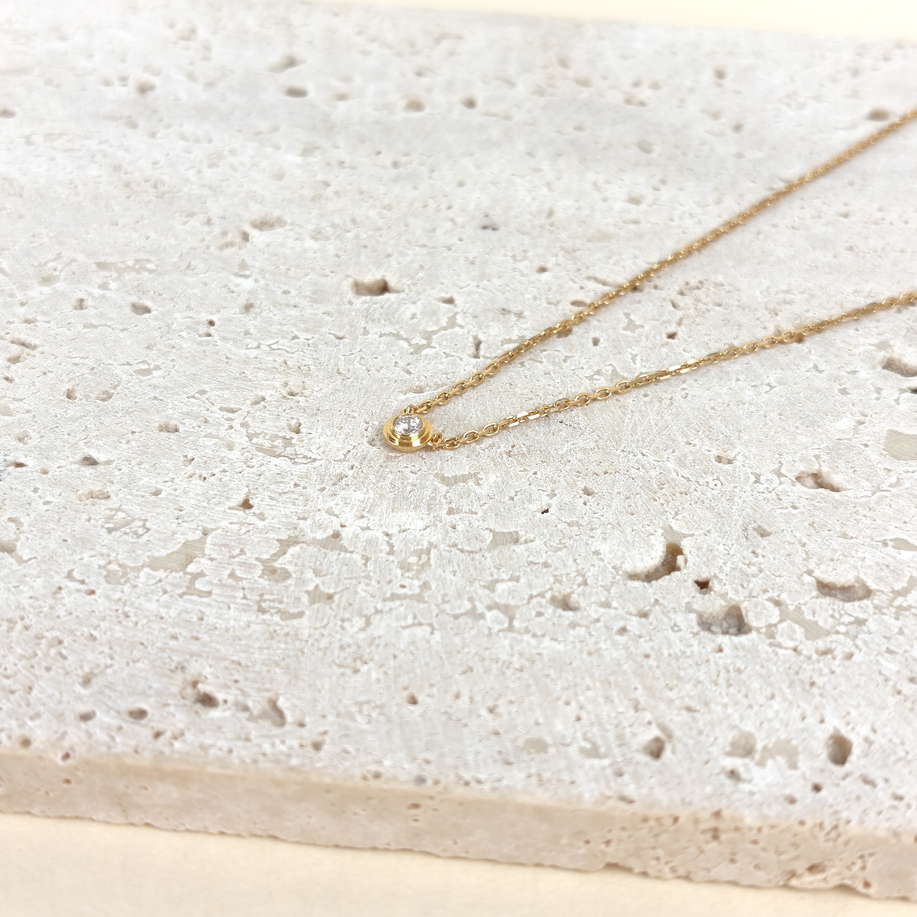 CARTIER Necklace d'Amour Necklace Gold18KY ellow Gold3.8 40cm 0.04ct — cover view 2 of 8