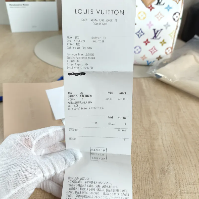 Louis Vuitton Crossbody Bag Speedy25 Multicolore PVC Medium 25 × 15 × 19 cm — detail view 5 of 13