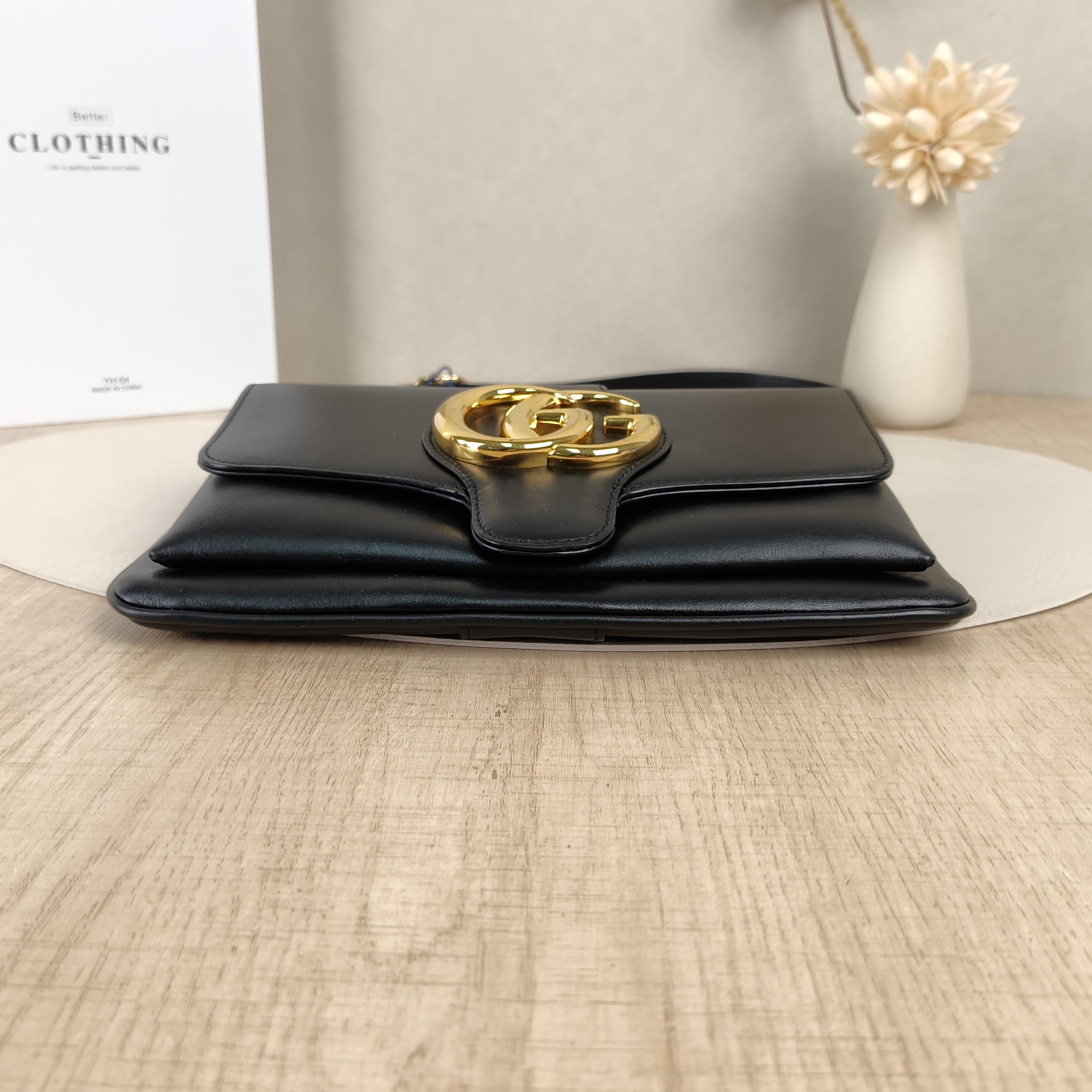 GUCCI Shoulder Bag Arli Shoulder Bag Black CC alfskin Small25 × 5.5 × 16 cm — cover view 6 of 10
