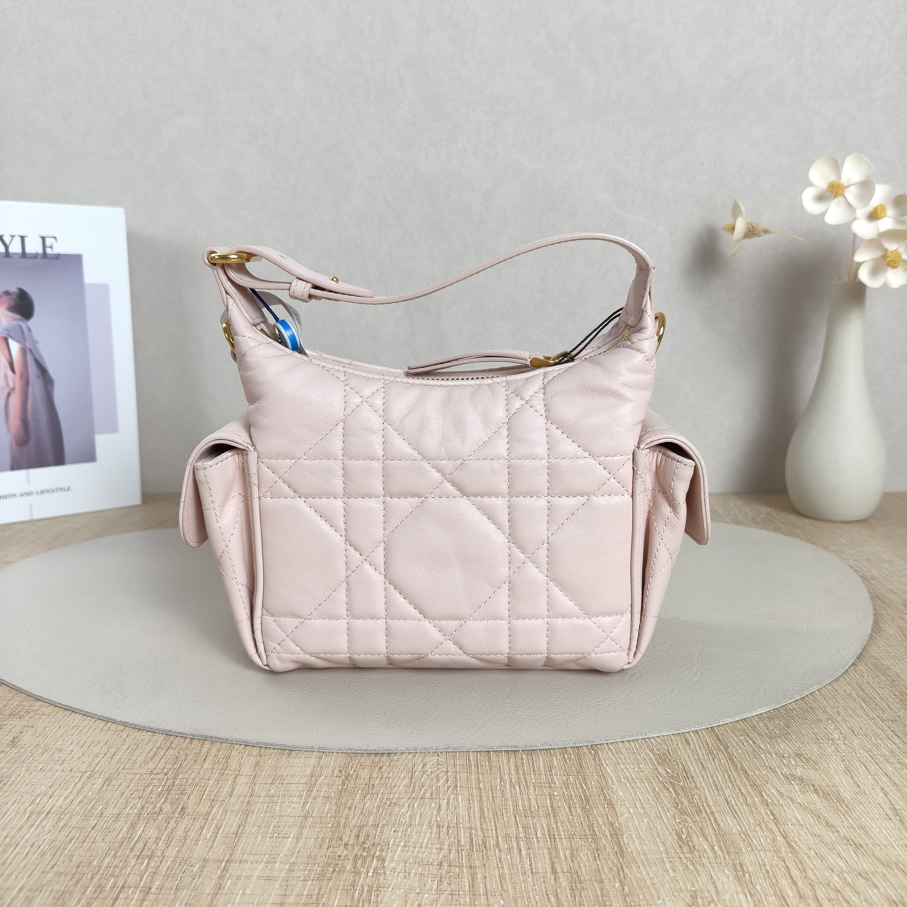 DIOR Crossbody Bag D-Dream Pink Lambskinmini22 × 9 × 14 cm — cover view 4 of 11