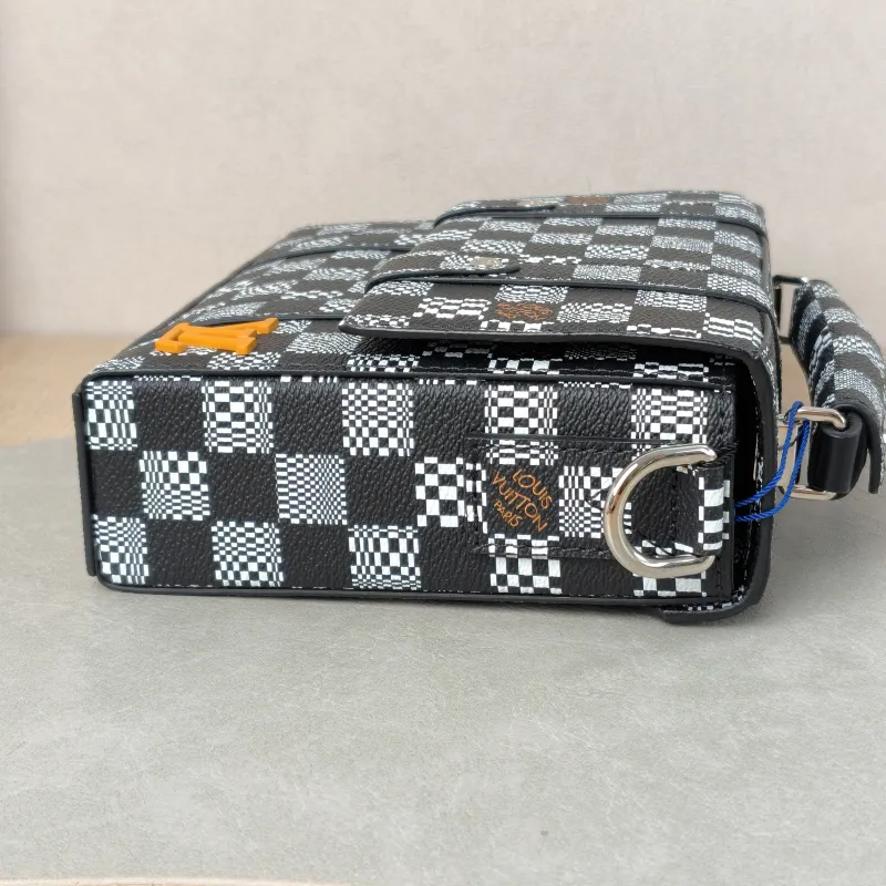 Louis Vuitton Crossbody Bag Flap Soft Trunk Messenger Bag Colorblock PVC One Size 20 × 5.5 × 16 cm — detail view 12 of 12