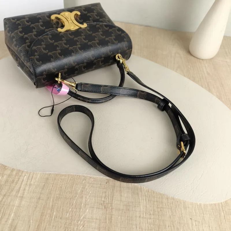 CELINE Top Handle Bag TEEN NINO Top Handle Bag Monogram PVC Small 20 × 8 × 13 cm — detail view 4 of 10
