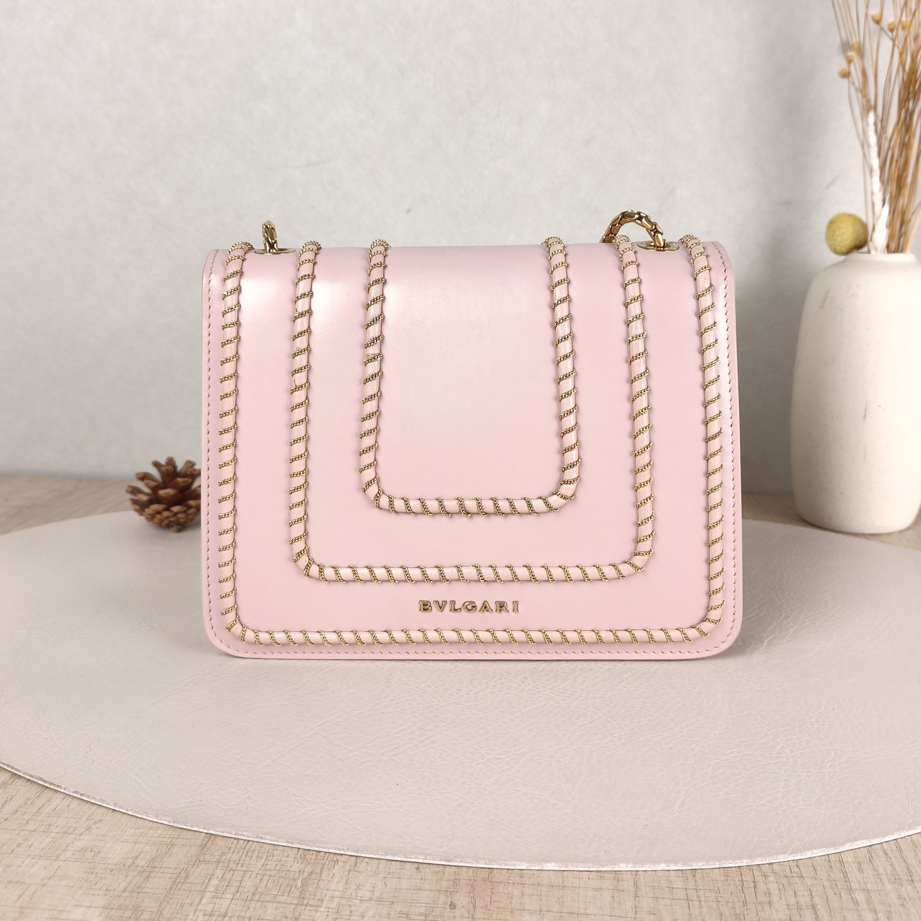 Bvlgari Crossbody Bag Serpenti Forever Collection Crossbody Bag Woven Edition Calfskin Small20 × 4.5 × 14 cm — cover view 5 of 5