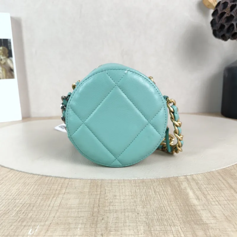 Chanel Crossbody Bag 19bag Blue Lambskin Mini 12 × 4.5 × 12 cm 31 — cover view 5 of 6