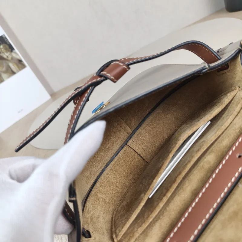 LOEWE Crossbody Bag Gate Colorblock Calfskin Mini 15 × 8 × 12.5 cm — detail view 8 of 12
