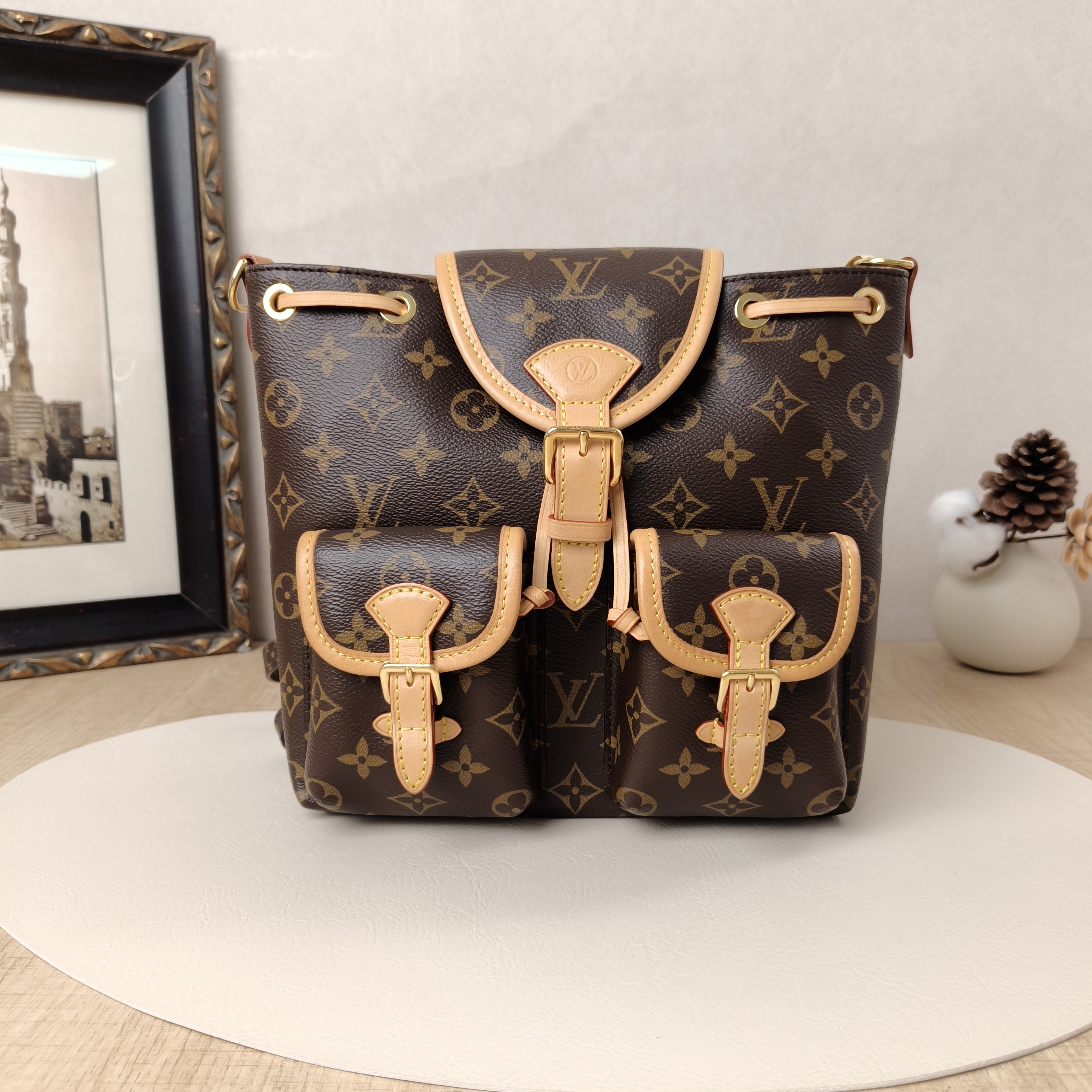 Louis Vuitton Backpack Excursion Backpack Monogram PVC Small21 × 10 × 23 cm