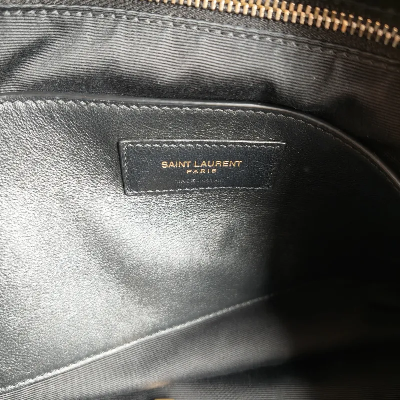 SAINT LAURENT Crossbody Bag Jamie 4.3 Chain Bag Black SL ambskin Large 43 × 9 × 29 cm — detail view 11 of 12