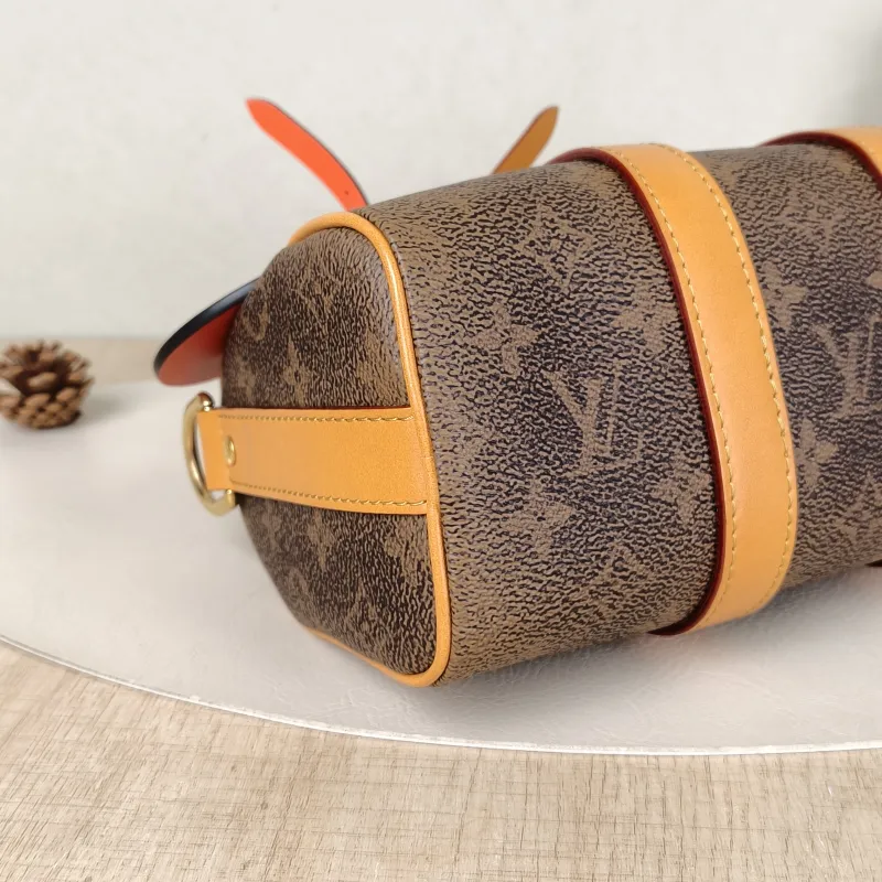 Louis Vuitton Crossbody Bag Keepall 25 Edition Brown PVC Medium25 × 11 × 15 cm — detail view 11 of 13