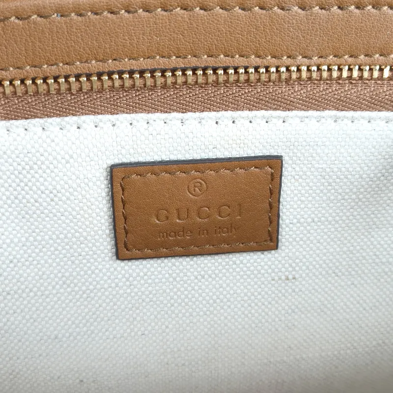 GUCCI Crossbody Bag Horsebit 1955 Horsebit Medium Caramel Calfskin Medium 25 × 8 × 18 cm — detail view 6 of 14