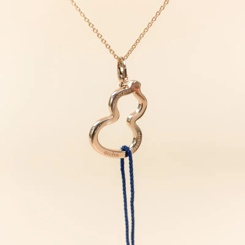 Qeelin Necklace Wulu Collection Necklace Gold18K Diamond Large2.1cm 40cm — cover view 6 of 9