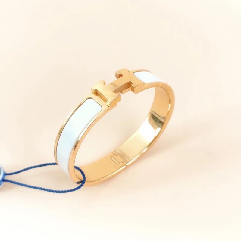 Hermès Bangle Clic HB angle White One Size15.9cm — cover view 3 of 7
