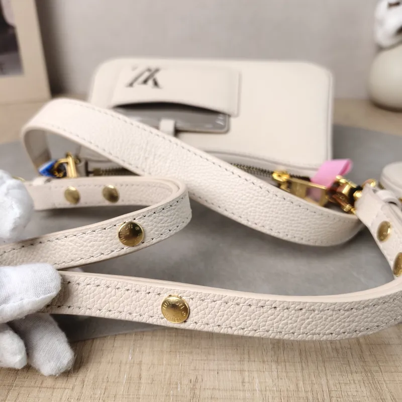Louis Vuitton Shoulder Bag MARELLINI White Epi Embossed Calfskin Mini 19 × 6.5 × 13.5 cm — detail view 7 of 13