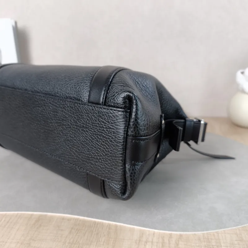 Louis Vuitton Top Handle Bag BIKER Black Lambskin Small 30 × 12 × 12 cm — detail view 5 of 12