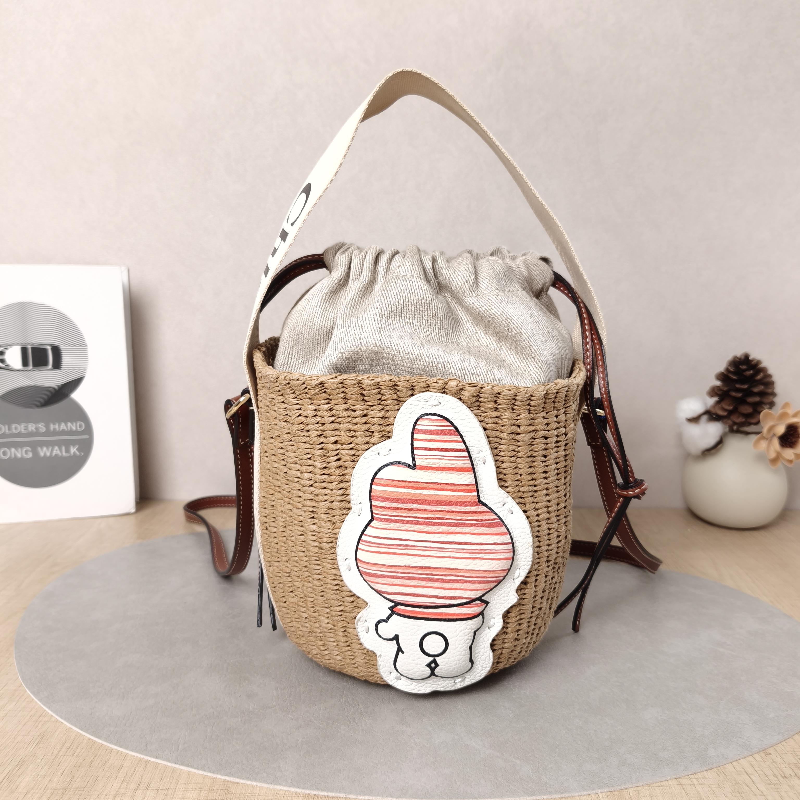 Chloé Crossbody Bag Crossbody Bag Colorblock Calfskin Canvas Small16 × 16 × 17 cm — cover view 2 of 5