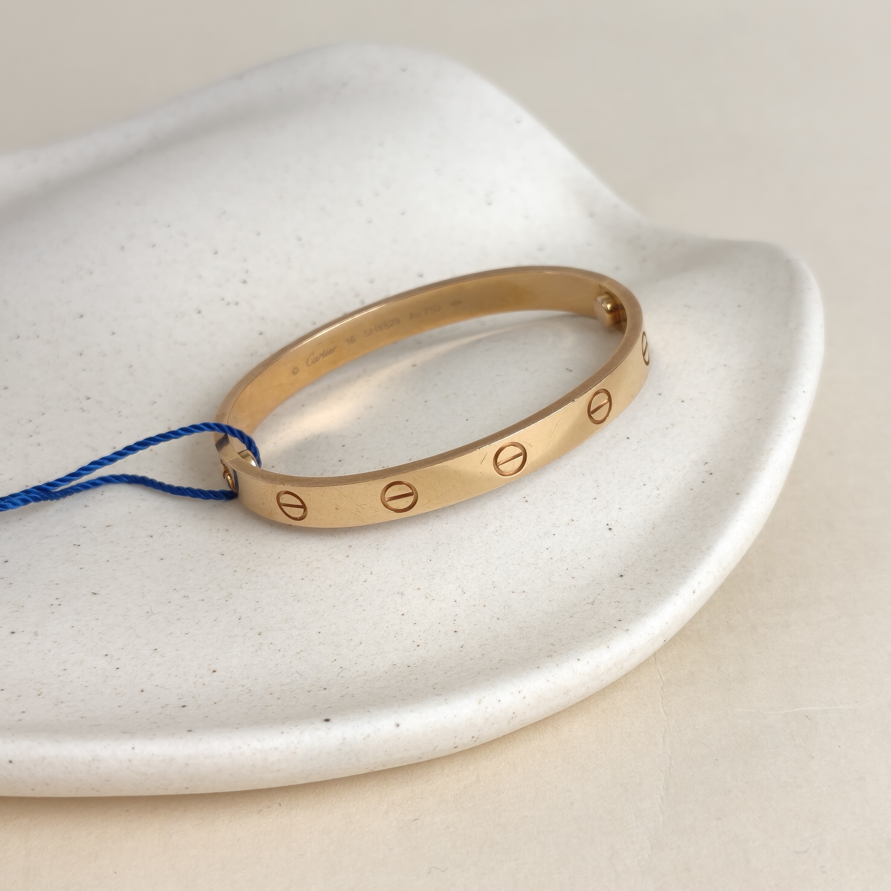 CARTIER Bangle Love Rose Gold 18KR ose Gold Edition 6.1 16 — cover view 6 of 8
