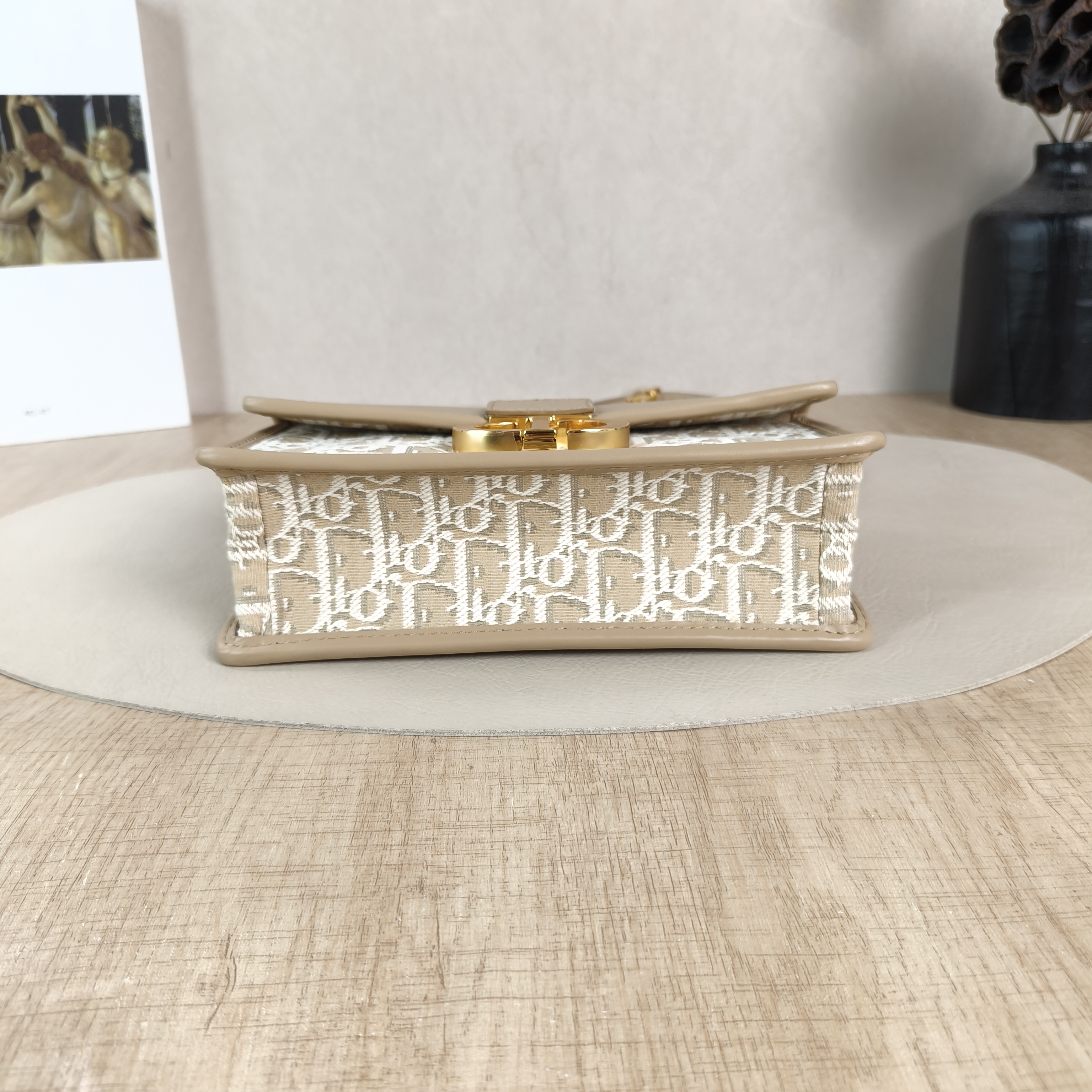 DIOR Crossbody Bag30 Montaigne East-West 30 Calfskin,Canvas Small21 × 6 × 12 cm — cover view 2 of 6