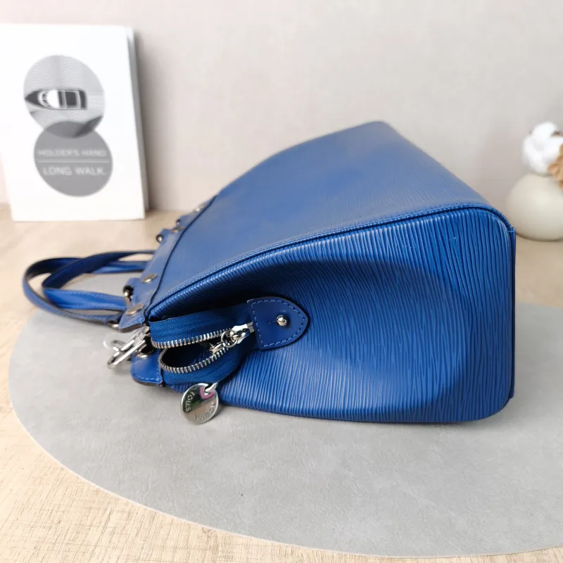 Louis Vuitton Top Handle Bag Brea Vintage Navy Epi Embossed Calfskin Medium34 × 14 × 25 cm — detail view 12 of 13