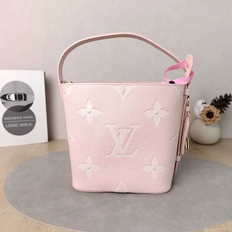 Louis Vuitton Top Handle Bag ALL IN BB · White Empreinte Embossed Calfskin BB16 × 12 × 18 cm — detail view 11 of 15