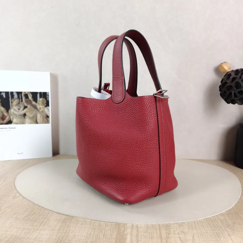 Hermès Top Handle Bag Picotin Lock 18 18 K1 TC Calfskin Small 18 × 13 × 18 cm A — cover view 2 of 5