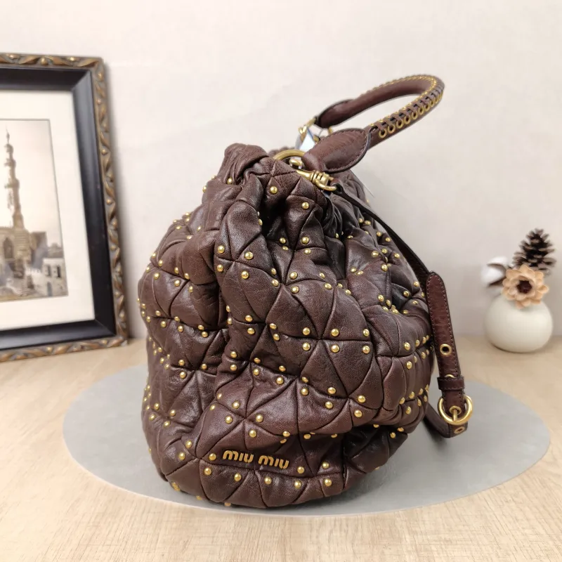 Miumiu Shoulder Bag Shoulder Baghobo Lambskin One Size44 × 14 × 29 cm — detail view 13 of 14