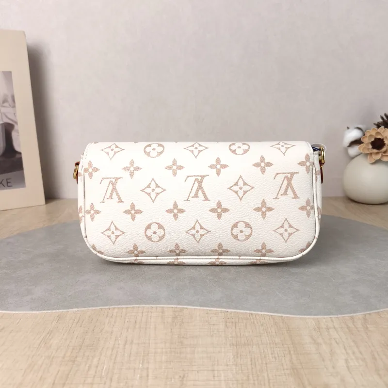 Louis Vuitton Crossbody Bag IVY · Beige PVC Small 23.5 × 4.3 × 12 cm — cover view 3 of 6