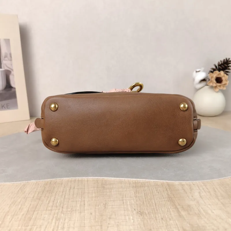 Miumiu Top Handle Bag Aventure Top Handle Bag SL ambskin Mini 21 × 8 × 13.2 cm — cover view 6 of 6