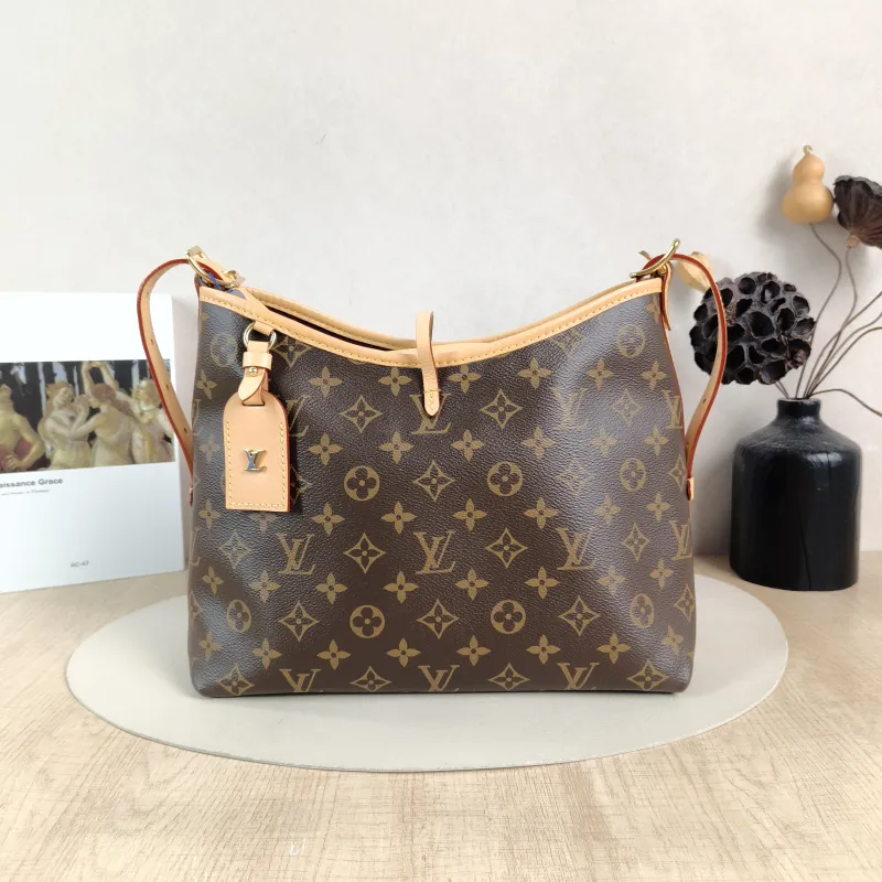 Louis Vuitton Crossbody Bag Carryall Monogram PVC Small 29 × 12 × 24 cm