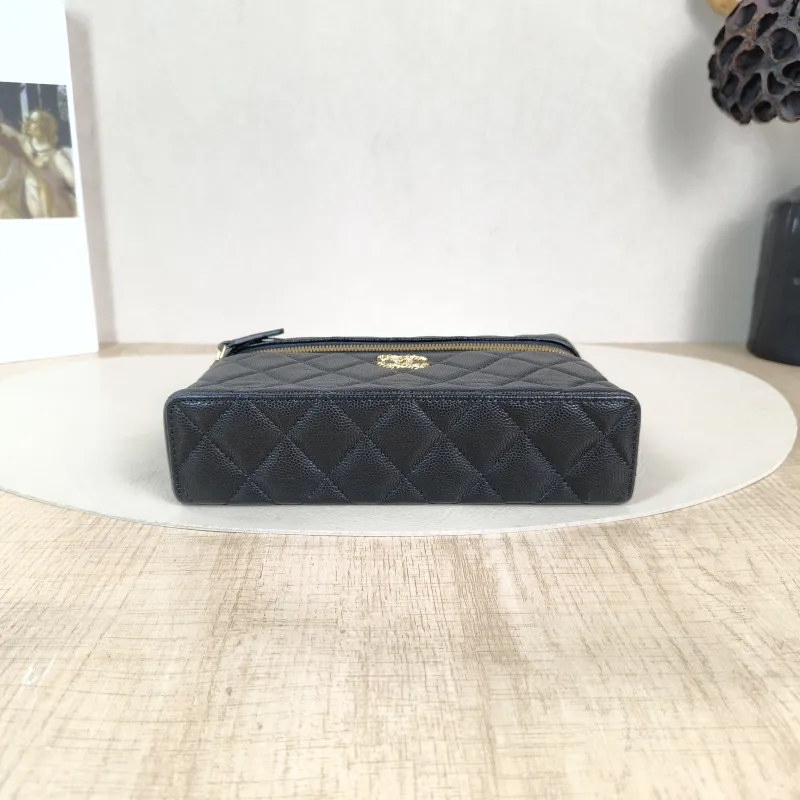 Chanel Crossbody Bag lp Box Bag Top Handle Crossbody Bag Black Grained Calfskin 19.5 × 5 × 12 cm — cover view 6 of 6