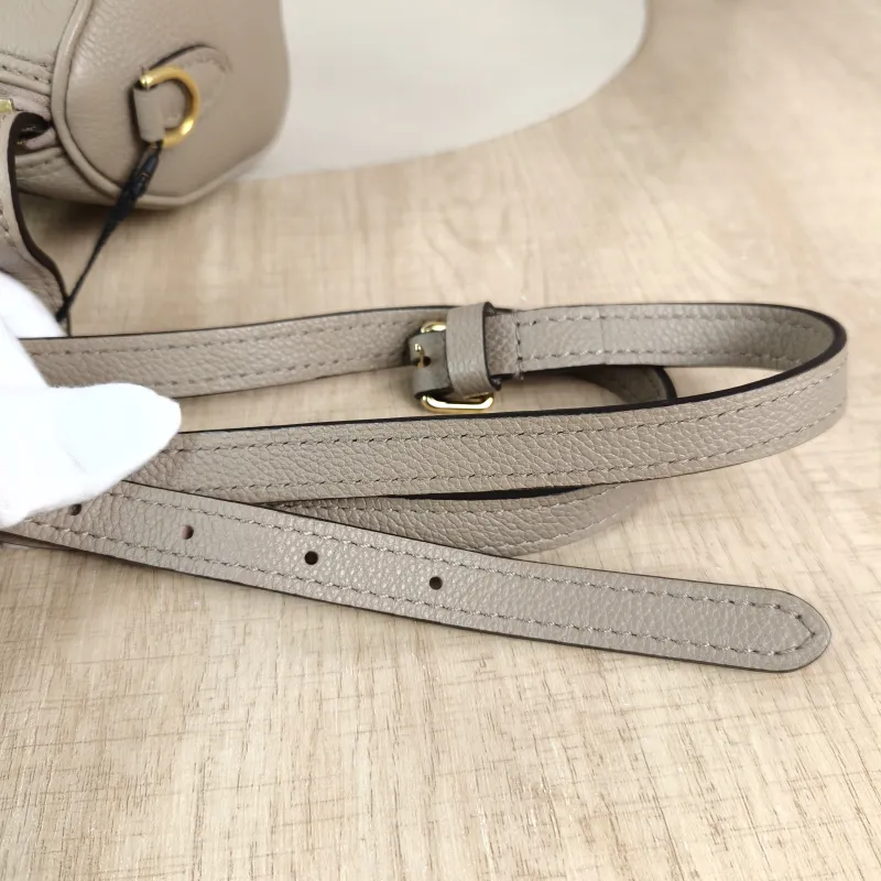 Louis Vuitton Crossbody Bag Speedy Nano · White Empreinte Embossed Calfskin nano 16 × 7.5 × 10 cm — detail view 10 of 11