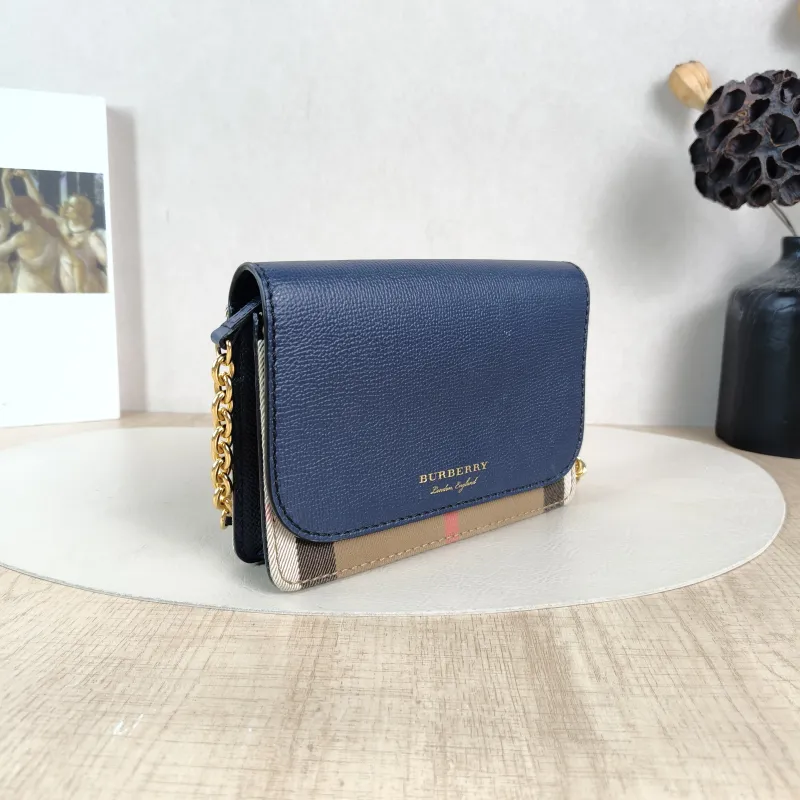 BURBERRY Crossbody Bag Crossbody Bag Colorblock Canvas One Size19 × 4 × 13 cm — cover view 3 of 5