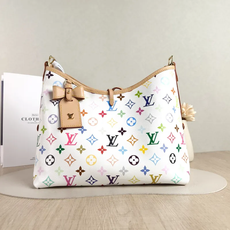 Louis Vuitton Crossbody Bag Carryall Multicolore PVC Small 29 × 12 × 24 cm