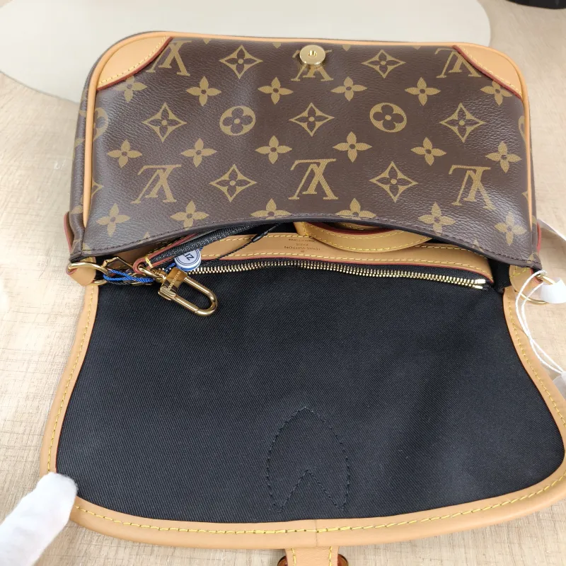 Louis Vuitton Crossbody Bag Diane Baguette Bag Shoulder Strap PVC Small 24 × 9 × 15 cm — detail view 7 of 13