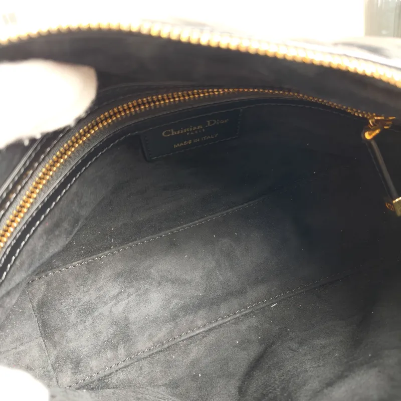 DIOR Crossbody Bag Sac Nomad Clutch Vanity Case Bag Black Calfskin Small 34 × 10 × 17 cm — detail view 7 of 11