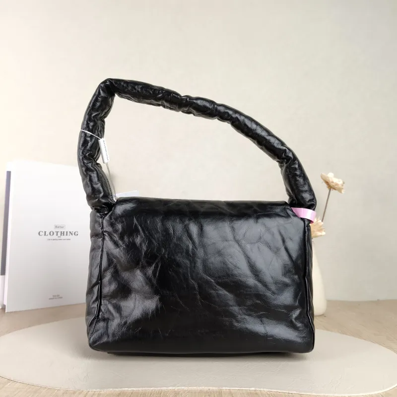 BALENCIAGA Shoulder Bag Shoulder Bag Black with Gold-Tone Hardware Calfskin One Size 25 × 9 × 19 cm — cover view 2 of 5