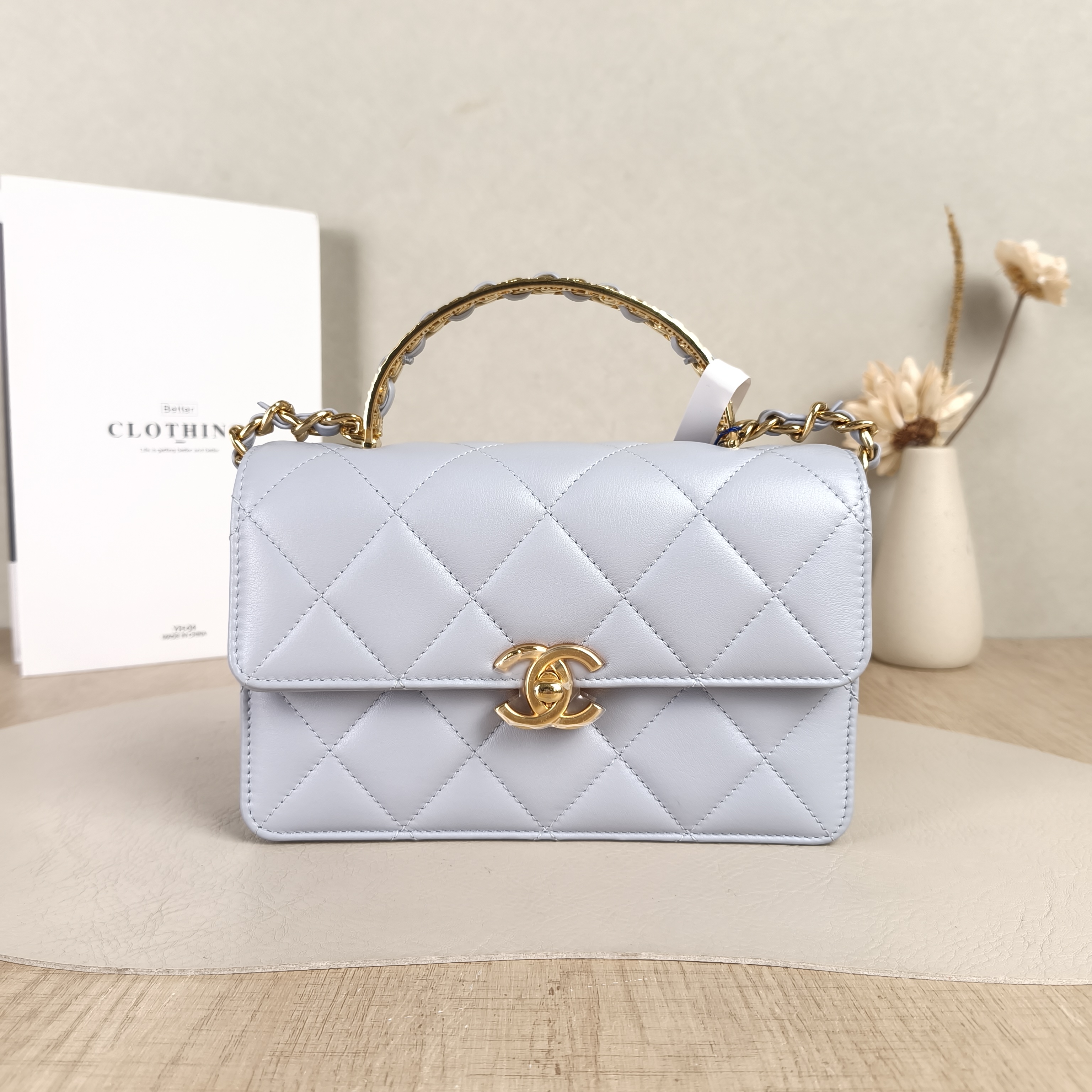 Chanel Crossbody Bag24p Calfskin One Size20 × 6.5 × 12.5 cm