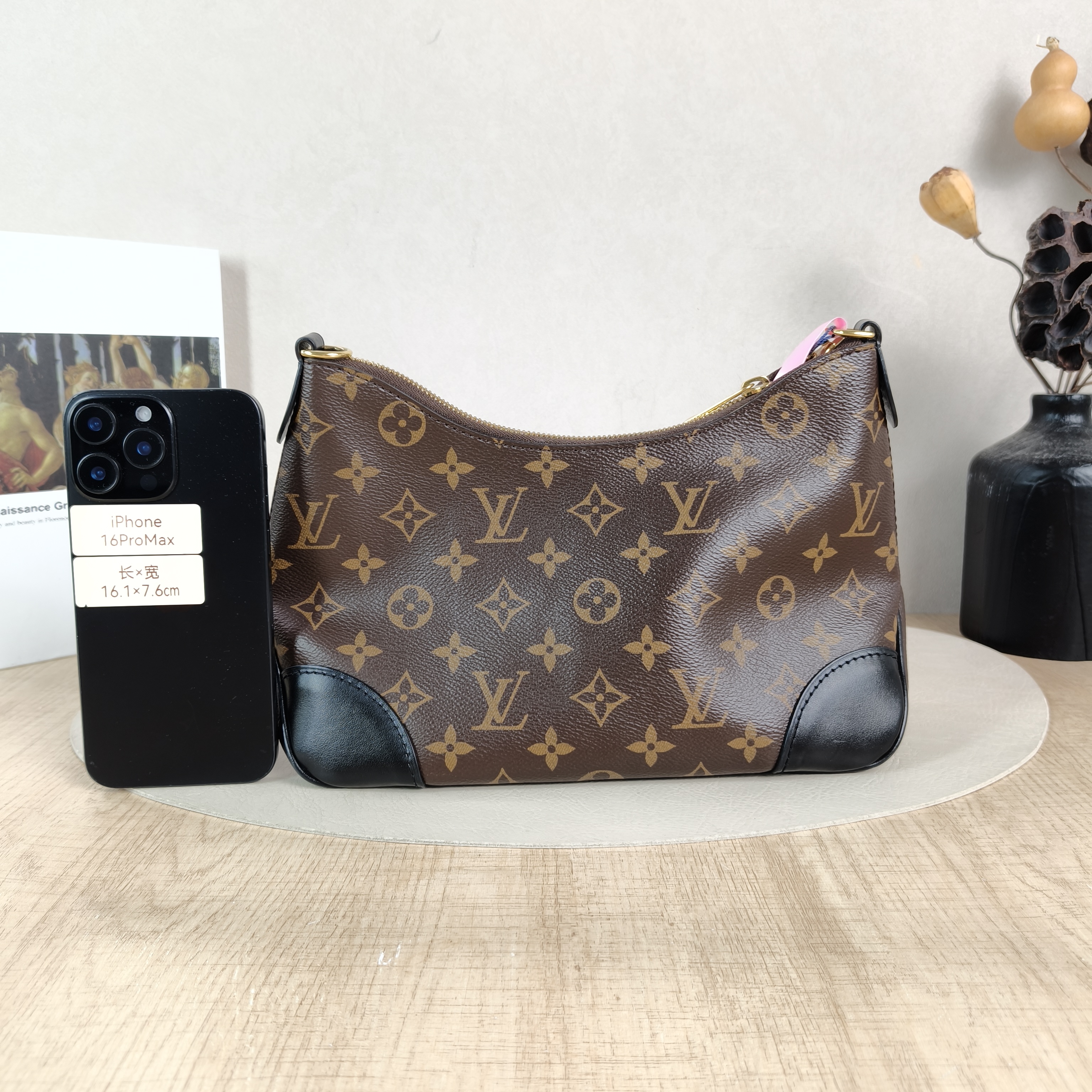 Louis Vuitton Crossbody Bag Boulogne PVC Small26 × 9.5 × 16 cm — cover view 5 of 5