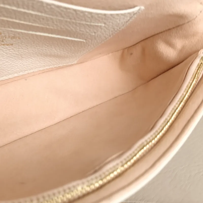 Louis Vuitton Crossbody Bag IVY White · Pink Monogram Empreinte Embossed Calfskin Small 23.5 × 4.3 × 12 cm — detail view 5 of 13