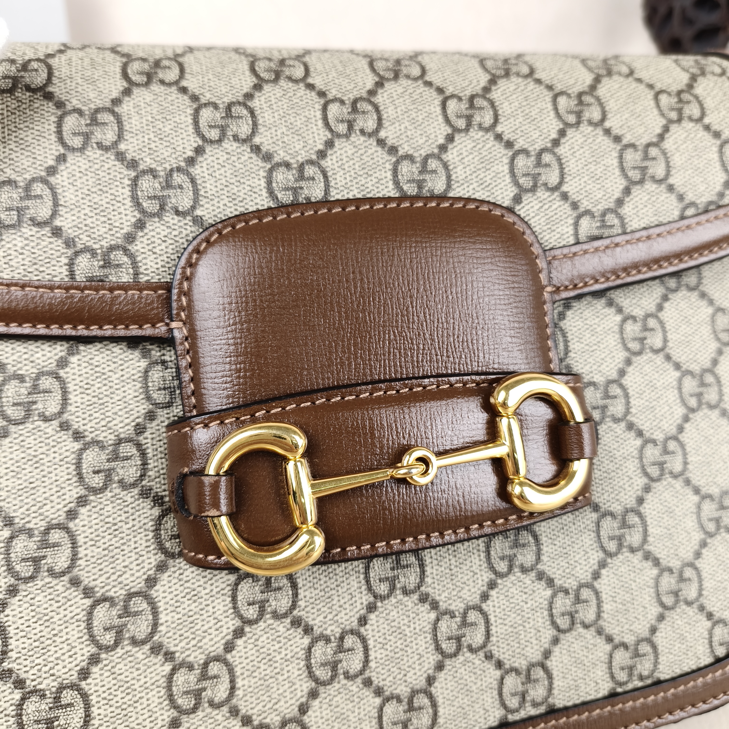 GUCCI horsebit1955Horsebit Medium Monogram PVC · Dust Bag · 25 × 8 × 18 cm — cover view 8 of 10