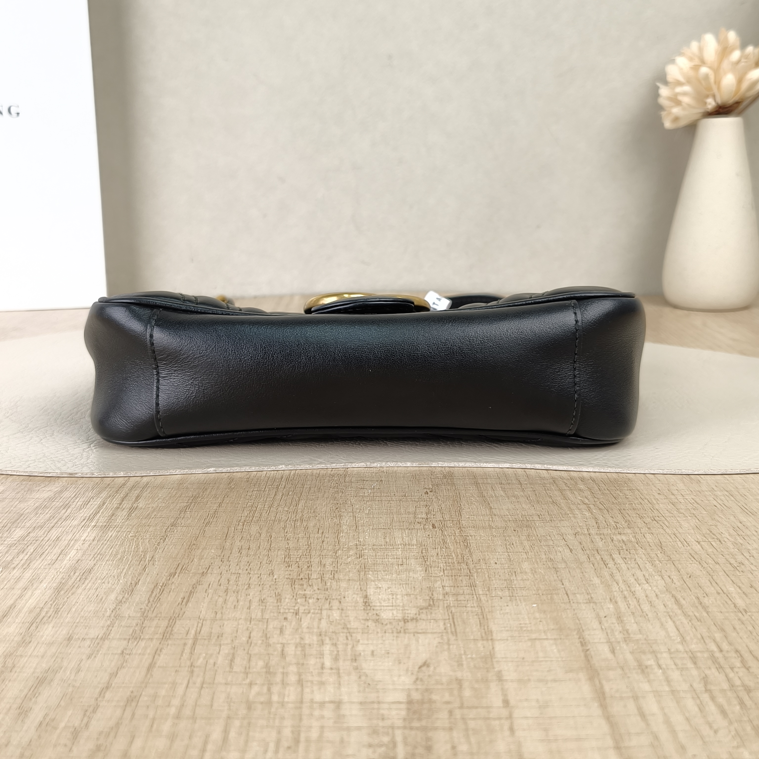 GUCCI Crossbody Bag GG Marmont Small Marmont 22Black CC alfskin Small22 × 6 × 13 cm — cover view 4 of 5