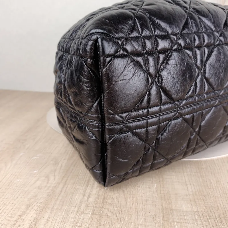 DIOR Top Handle Bag TOUJOURS Black Calfskin Large37 × 21 × 27 cm — detail view 9 of 10