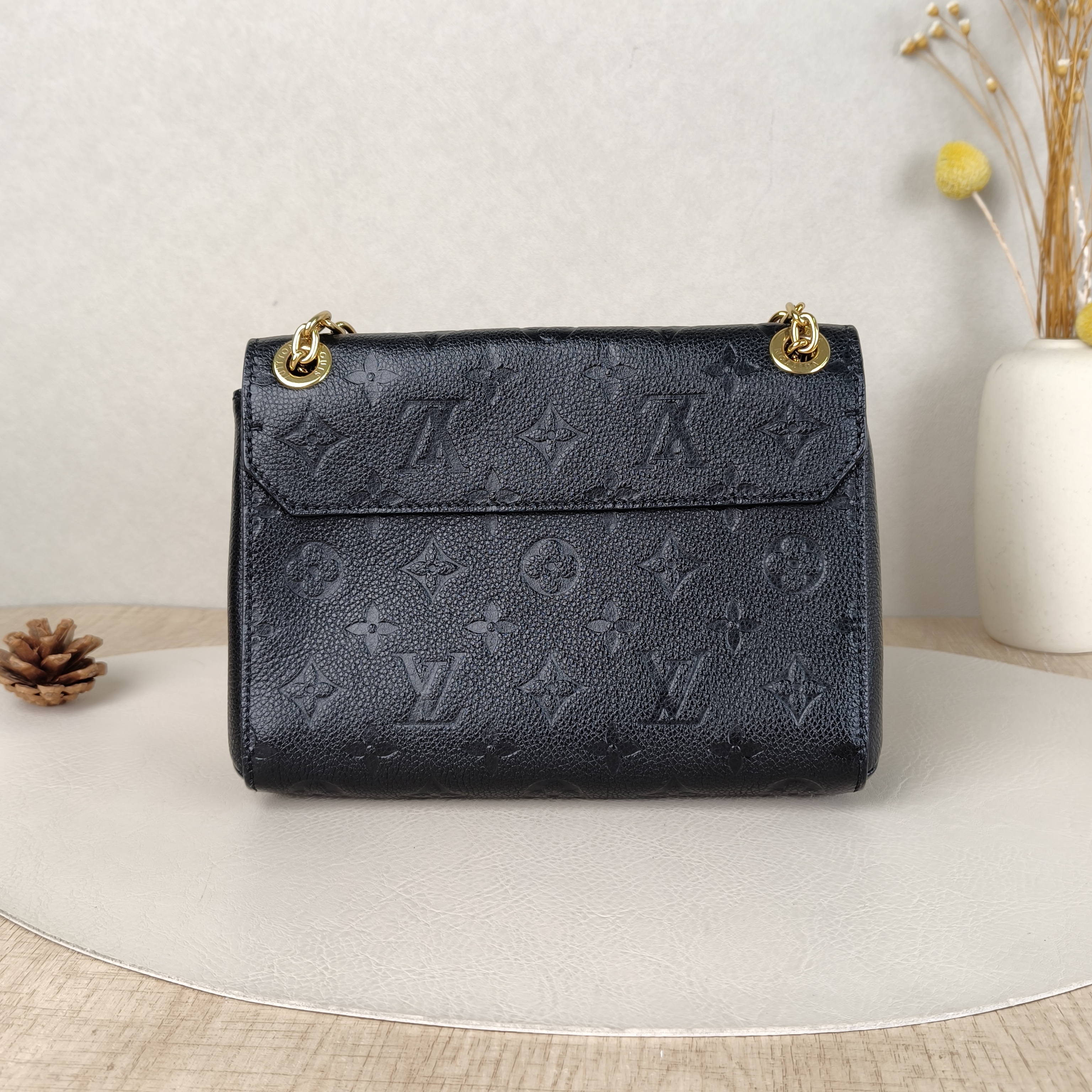 Louis Vuitton Shoulder Bag VAVIN Black Monogram Empreinte Embossed Calfskin BB20.5 × 8 × 15.5 cm — cover view 2 of 5