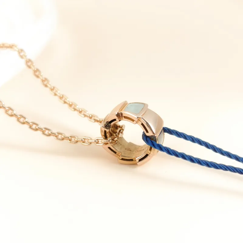 Bvlgari Necklace Serpenti Viper Collection Necklace 18KR ose Gold One Size 44cm — cover view 3 of 9