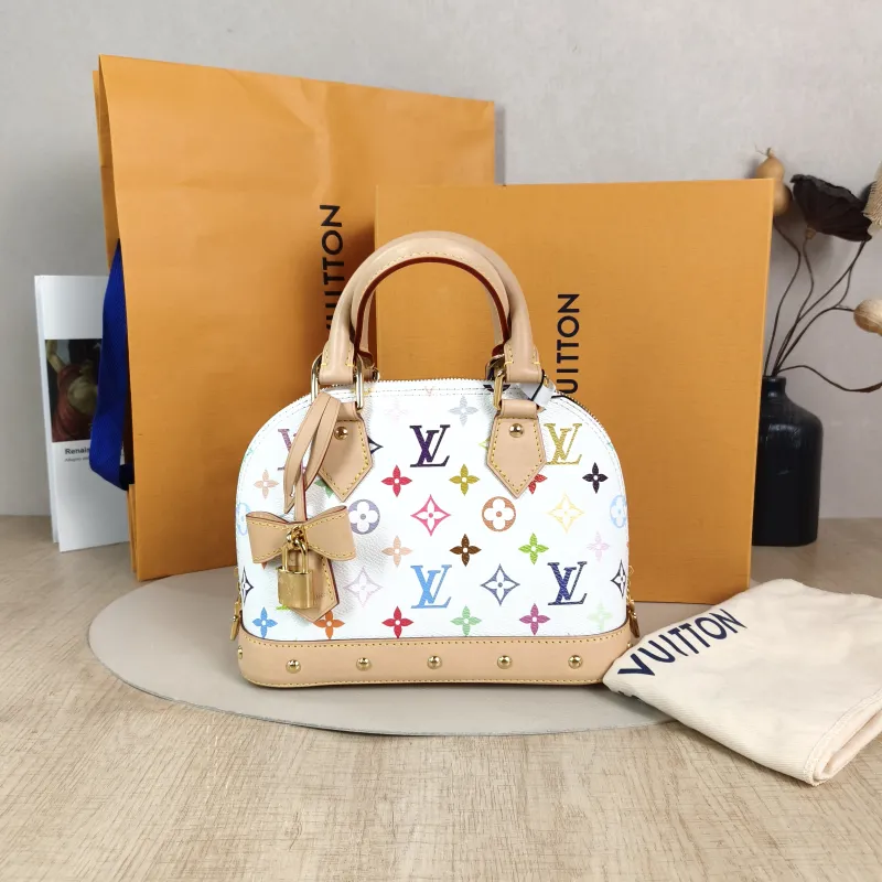 Louis Vuitton Crossbody Bag Alma BB Multicolore PVC BB 23.5 × 11.5 × 17.5 cm — cover view 4 of 6