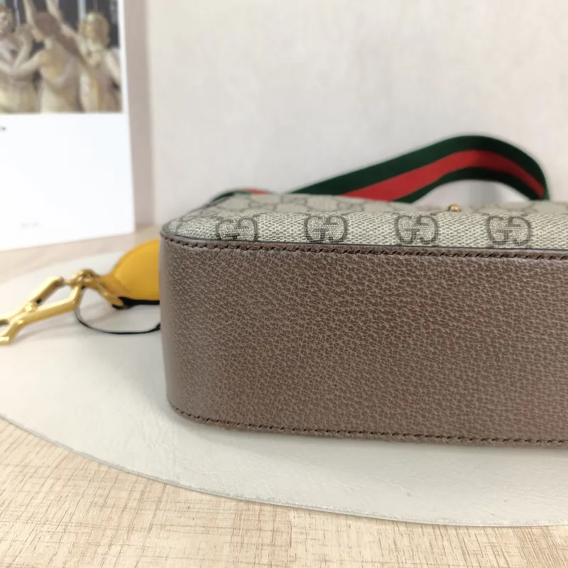 GUCCI Crossbody Bag Neo Vintage Camera Bag Monogram PVC Medium 24 × 7 × 14.5 cm — detail view 1 of 10