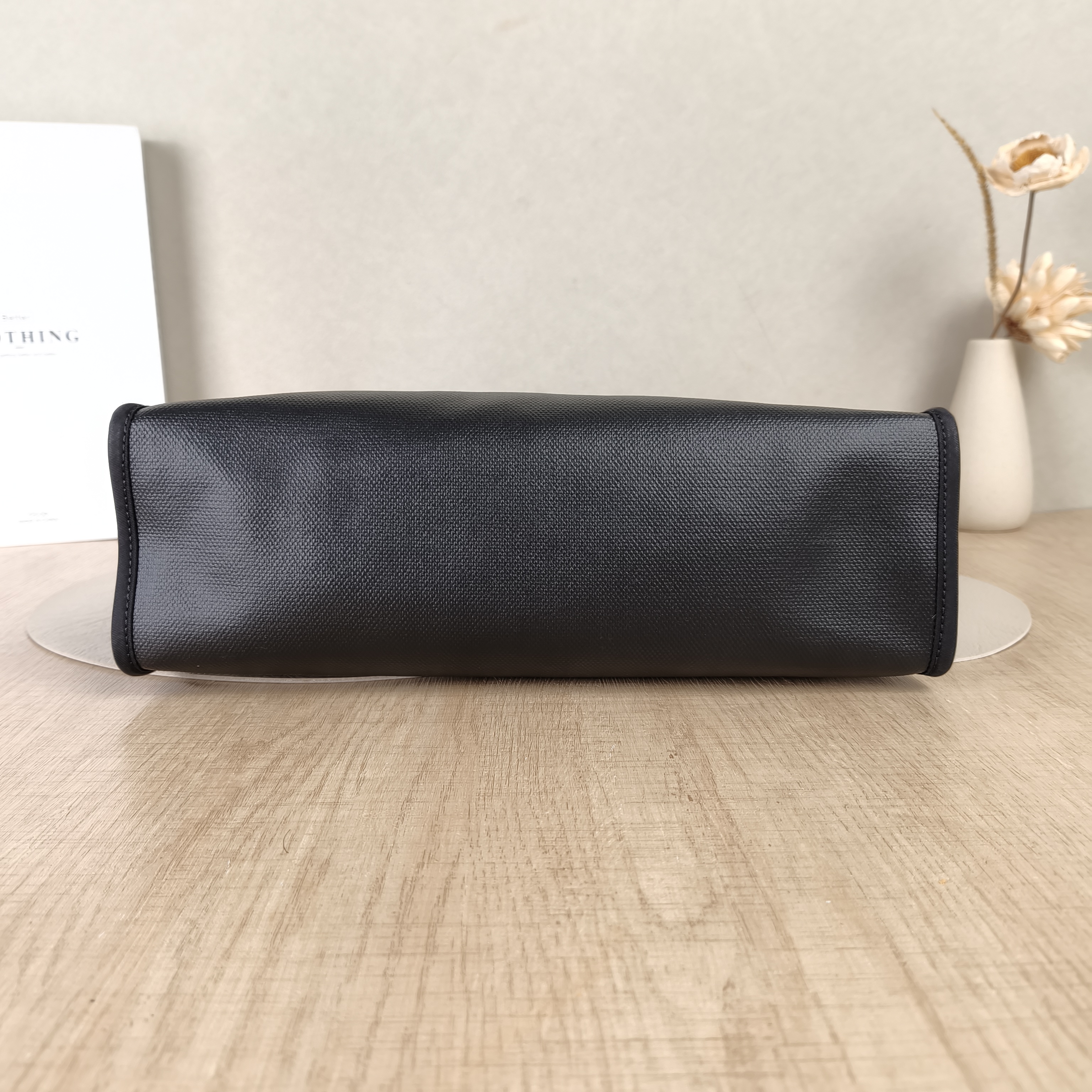 Hermès Crossbody Bag Herbag 31 Canvas Black · White Canvas Medium30.5 × 11 × 25.5 cm — cover view 5 of 5
