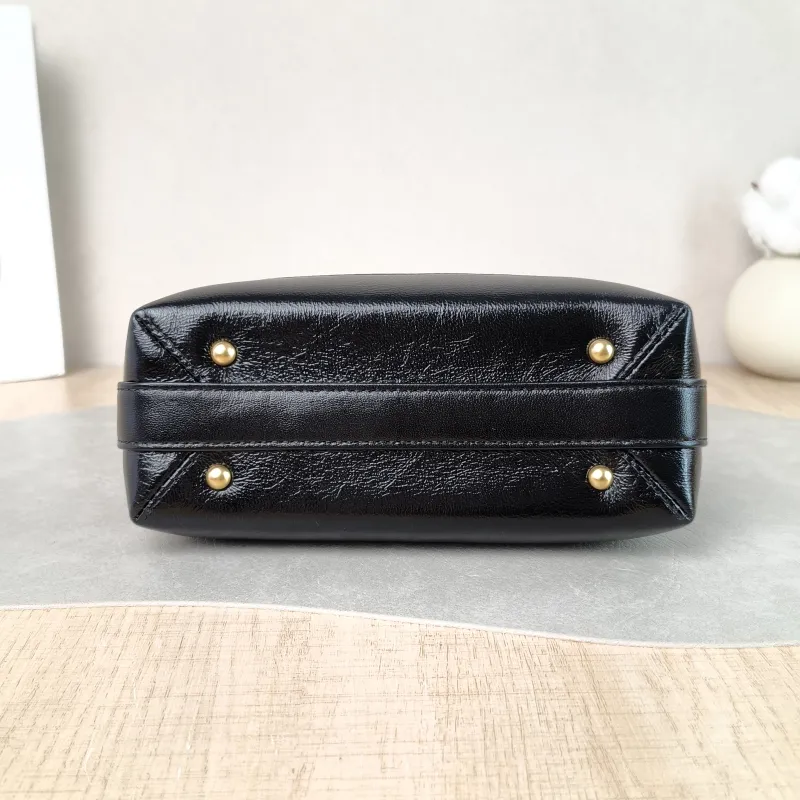 Chanel Crossbody Bag 24a Black Lambskin Mini 18 × 7 × 12 cm — cover view 5 of 5