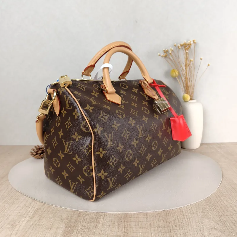 Louis Vuitton Shoulder Bag Speedy Soft 30 Shoulder Strap Edition-Monogram PVC Large 30 × 17 × 21 cm — cover view 3 of 5