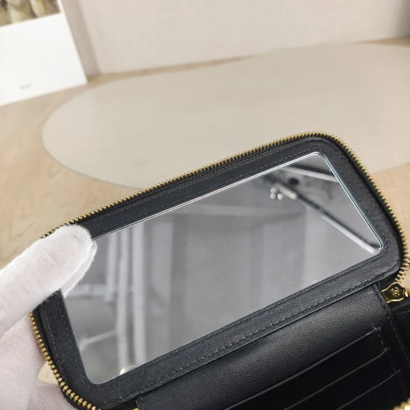 Chanel Crossbody Bag Edition Black with Gold-Tone Hardware Grained Calfskin One Size 16 × 8 × 9.5 cm — detail view 6 of 12