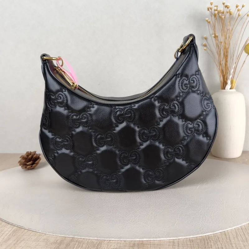 GUCCI Shoulder Bag GG matelasse Black Calfskin Small 27 × 7 × 18 cm — cover view 5 of 5