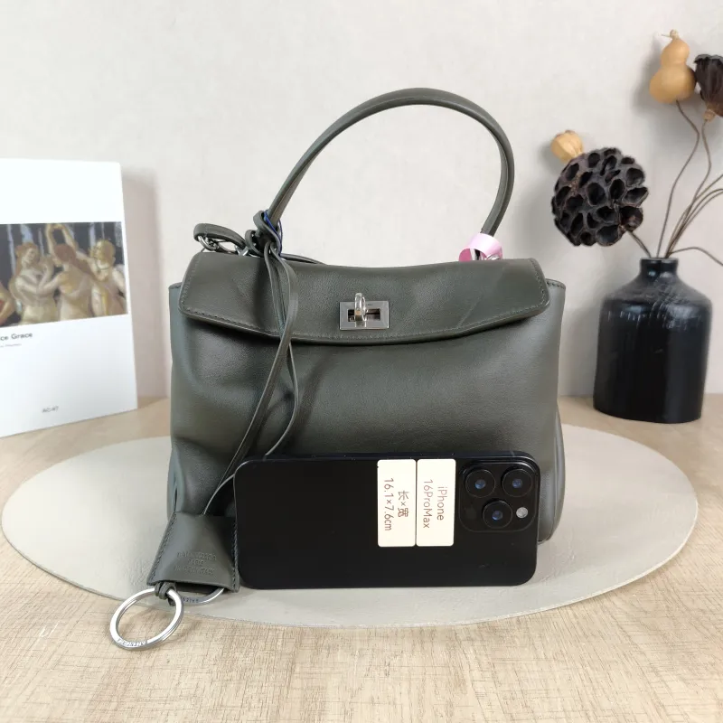 BALENCIAGA Crossbody Bag RODEO Calfskin Mini 23 × 10 × 17 cm — cover view 4 of 5
